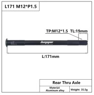 Oś sztywna Thru Axle 171mm M12x1,5, tylna oś.