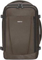 PLECAK PODRÓŻNY BAGAŻ PODRĘCZNY RYANAIR Ecohub 40X20X25cm 20L BRĄZOWY