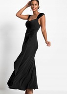 WŁOSKA SUKNIA KORONKOWA MAXI CZARNA 36 S APART KARNAWAŁ BALOWA NOWA 2025