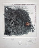 *KP* Baloń Ryszard - Ex libris Muzeum Bursztynu Wielki Młyn w Gdańsku, 2022