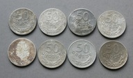 PRL 50 GROSZY 1965-1978 ZESTAW 8 SZT.