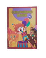 KOLOROWANKA CYRK 72x CLOWN LEW MIŚ DLA DZIECI COLOURING BOOK