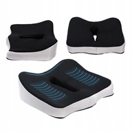 PODUSZKA LĘDŹWIOWA ORTOPEDYCZNA PROFILOWANA PIANKA MEMORY DO SIEDZENIA