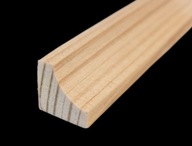 Ćwierćwałek wklęsły 20x20mm sosnowy bezsęczny listwa drewniana