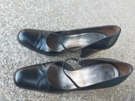 SERGIO ROSSI nr 38 eleganckie czółenka skóra