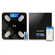 WAGA ŁAZIENKOWA ANALITYCZNA SMART BMI BLUETOOTH + WAGA KUCHENNA PRECYZYJNA