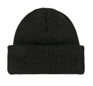 Czapka zimowa czarna z mankietem