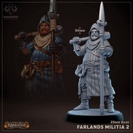 Farland Militia 2 - Roadside - figurka RPG DnD D&D - druk 3D 14K