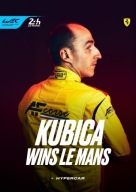 Plakat A3 - Robert Kubica LeMans 2025 WIN Ferrari AF Corse Wallpaper