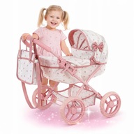 Wózek Dla Lalek Lalki GŁĘBOKI Gondola Torba Składany Koszyk STABILNY Dzieci