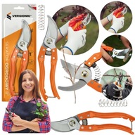 SEKATOR NOŻYCE RĘCZNE MOCNE OGRODOWE DO GAŁĘZI KRZEWÓW PROFESJONALNY 21CM