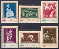 Rumunia 1967 ** Mi.2576-81 cena 8,90 zł kat.7,75€ - malarstwo