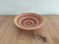 Ceramiczna miska ,gliniana , rzemieślnicza ,ręcznie robiona z czasów PRL
