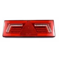 LAMPA TYLNA ZESPOLONA BUS NACZEPA PRZYCZEPA NEON LED LEDOWA 12V 24V LEWA