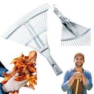 GRABIE OGRODOWE DO LIŚCI TRAWY BLASZKOWE REGULOWANE GRABKI METALOWE MAAN