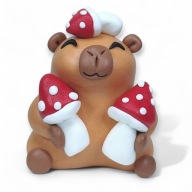 Kapibara grzybobranie Muchomorek FIGURKA Z MODELINY