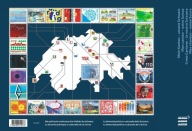 Szwajcaria 2022 Znaczki Ark 2765-91 ** kantony mapa mosty architektura góry