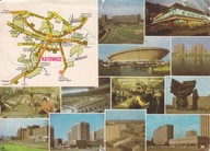 KATOWICE - MAPKA - RONDO - DH "CENTRUM" - SPODEK - HUTA FERRUM - POMNIK