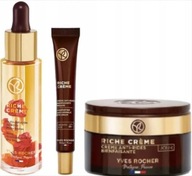 RICHE CREME : 1x Różane Serum + Krem na Dzień + Krem pod Oczy Yves Rocher