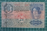 Banknot 20 koron 1913 Austro- Węgry