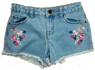 DENIM SZORTY SPODENKI JEANS HAFT J NOWE