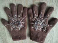 Rękawiczki ocieplane z pająkiem 18 cm