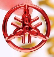 YAMAHA Logo 3D RED/BLUE/BLACK 2szt 2,4cm X-MAX MT R125 BT XJ