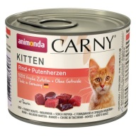 Animonda Carny Kitten Wołowina/Serca Indyka 200g