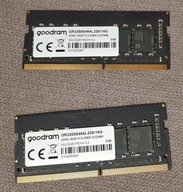 2 x 16 Gb _ Pamięć RAM DDR4 SODIMM Goodram 32GB/3200MHz CL22