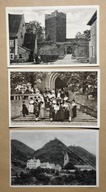 3× pocztówka Niemcy – folklor (przedwojenna) / 1939 / 1948 – architektura