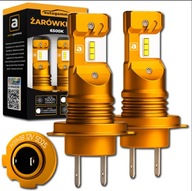 Żarówki LED H7 Homologacja 60W 24000LM 6500K +1000% Canbus Mocne 2 szt.