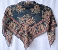 Włoska chustka apaszka wintage 77x77