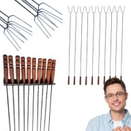 WIDEŁKI KIJE DO / Na OGNISKO / OGNISKA GRILLA KIJKI 140CM 10szt