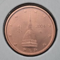 **EURO WŁOCHY *2 eurocenty *011* 2004r. *UNC Mole Antonelliana Turyn Włochy