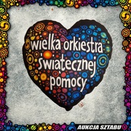 Unikatowa poduszka dekoracyjna WOŚP