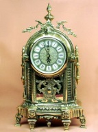 Duży zegar z mosiądzu - nowy