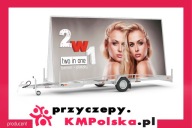 Przyczepa reklamowa A 2w1 504x238cm TANIO reklama mobilna ProducentKMPolska