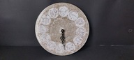 Stary Porcelanowy Zegar znaki zodiaku design