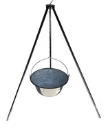 KOCIOŁEK WĘGIERSKI EMALIOWANY TRÓJNÓG GULASZ 8L