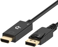 Rankie R1102 Adapter Displayport (DP) na HDMI 1,8m