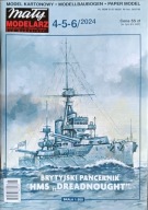 Mały Modelarz 4-5-6/2024 pancernik HMS DREADNOUGHT