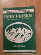 Mapa Topograficzna Morskie Oko 1: 10 000