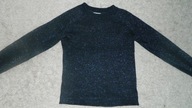 sweter mieniący, granatowy r. Xs