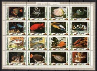 **UMM AL QIWAIN 1482B-97B = 45E - RYBY - DUŻY FORMAT