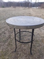 VINTAGE STOLIK STOLICZEK KAWOWY INDYJSKI, ORIENTALNY NA ZEWNĄTRZ I WEWNĄTRZ