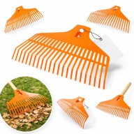 GRABIE DO LIŚCI TRAWY OGRODU PLASTIKOWE TWORZYWO SZTUCZNE 42x25cm OGRODOWE