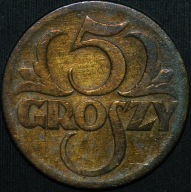 5 groszy 1923 - przyzwoity egzemplarz