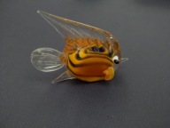 Piękna szklana rybka, 4,8cm, (A179)