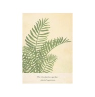 Plakat „Plants Happiness” – Minimalistyczny Plakat Botaniczny