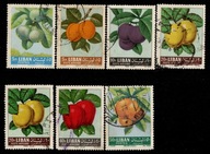 Liban ( Flora / 1962-1963 Poczta lotnicza - Owoce )